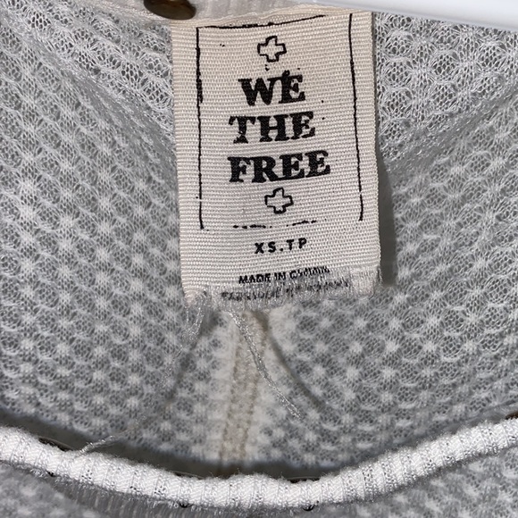 We the Free Free People Star studded long sleeve waffle knit top - Picture 9 of 10